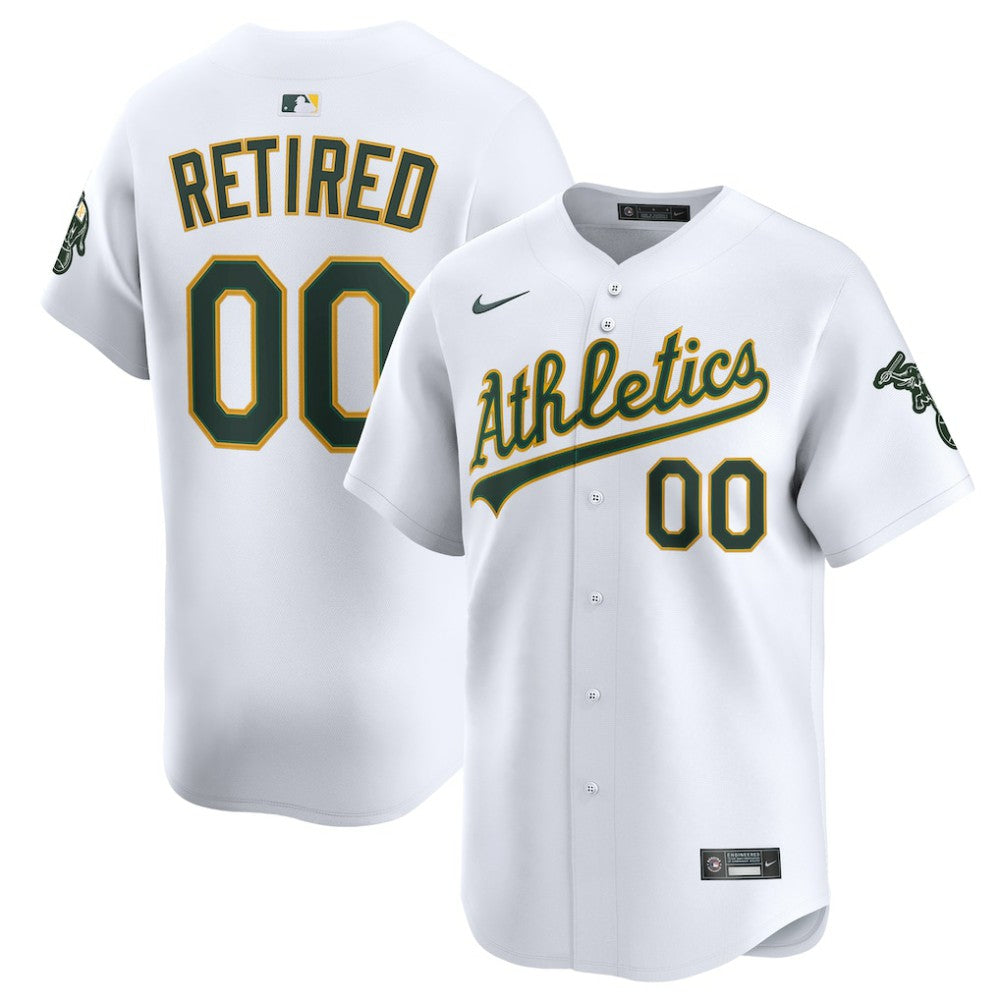 Athletics Nike Home Limited Pick-A-Player Retired Roster Jersey - White Jerseys