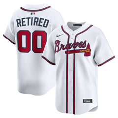 Atlanta Braves Nike Home Limited Pick-A-Player Retired Roster Jersey - White Jerseys