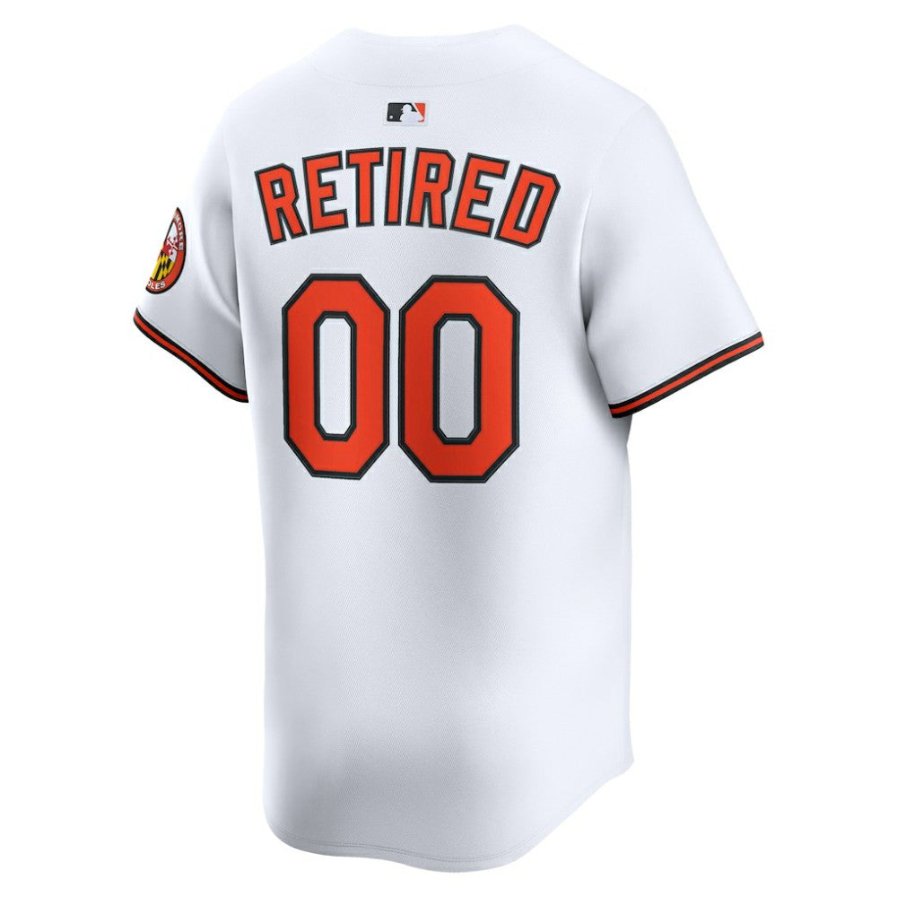 Baltimore Orioles Nike Home Limited Pick-A-Player Retired Roster Jersey - White Jerseys