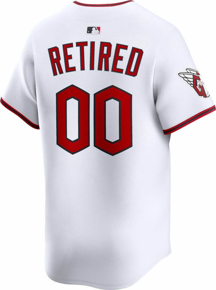 Cleveland Guardians Nike Home Limited Pick-A-Player Retired Roster Jersey - White Jerseys