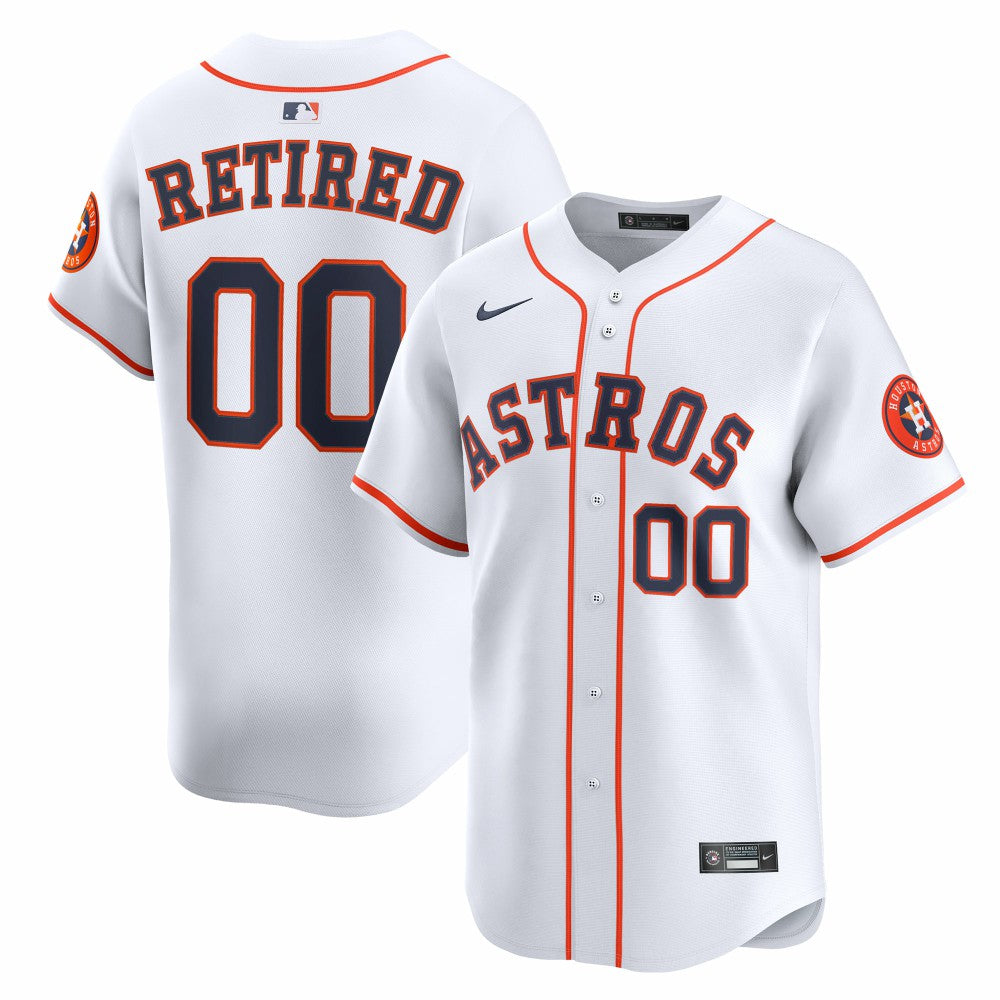 Houston Astros Nike Home Limited Pick-A-Player Retired Roster Jersey - White Jerseys