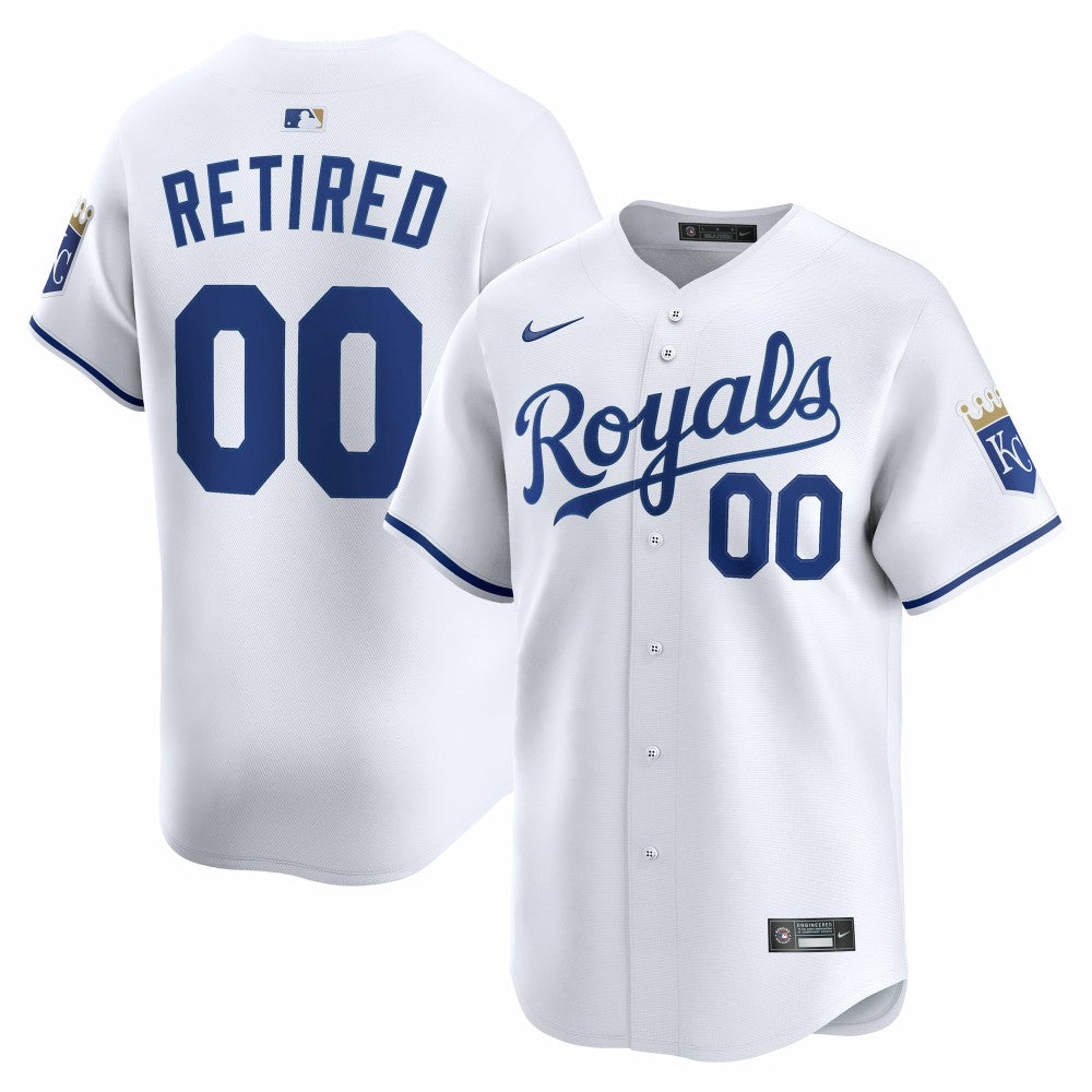 Kansas City Royals Nike Home Limited Pick-A-Player Retired Roster Jersey - White Jerseys