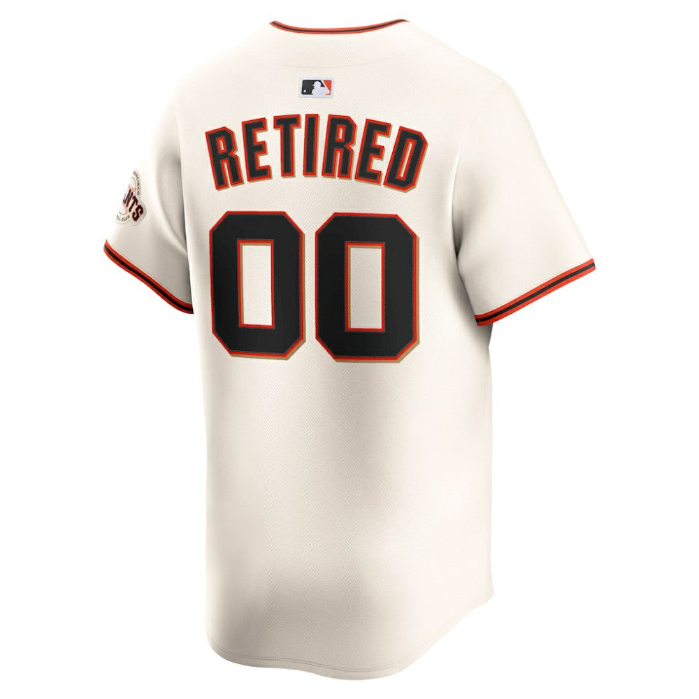 San Francisco Giants Nike Home Limited Pick-A-Player Retired Roster Jersey - Cream Jerseys