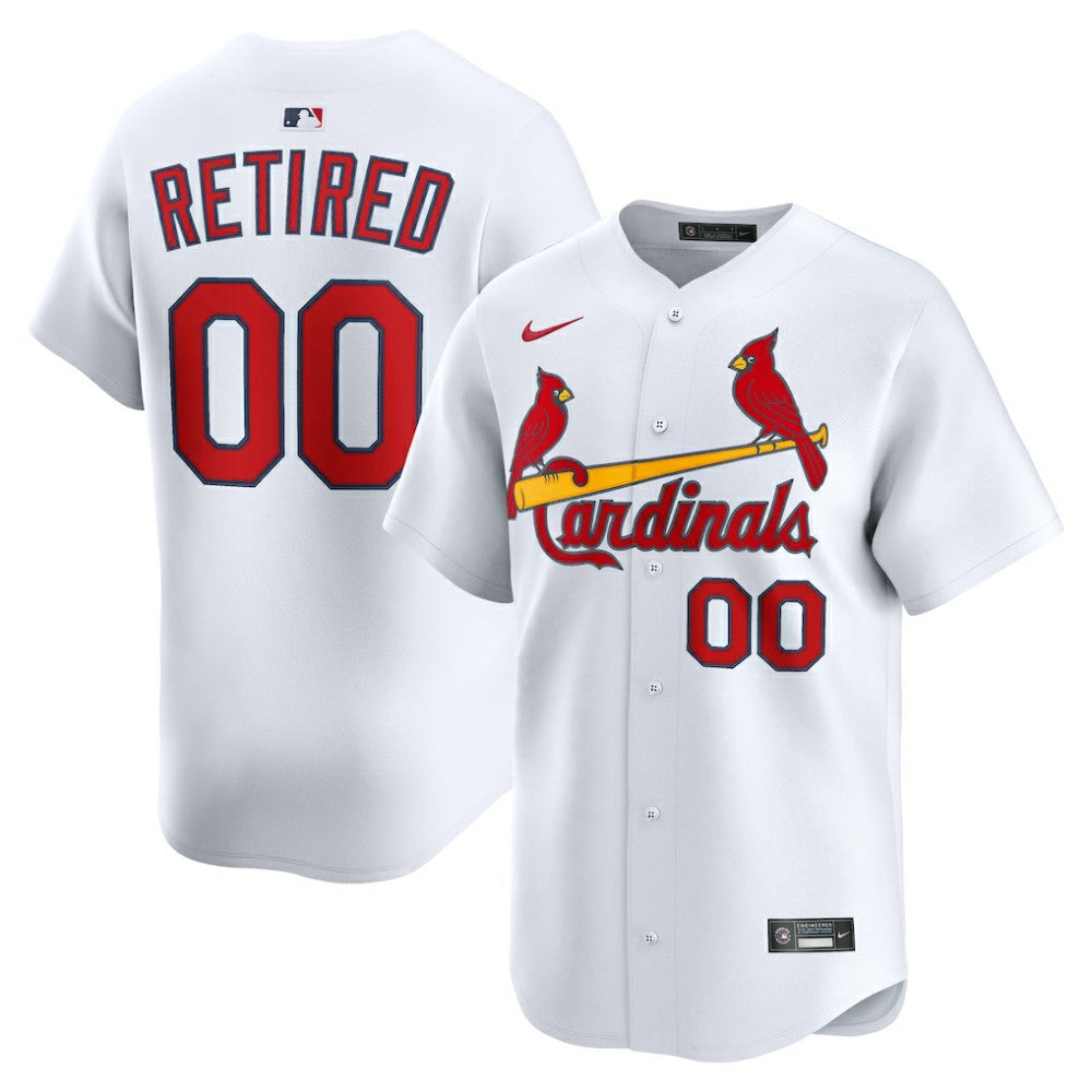 St. Louis Cardinals Nike Home Limited Pick-A-Player Retired Roster Jersey - White Jerseys