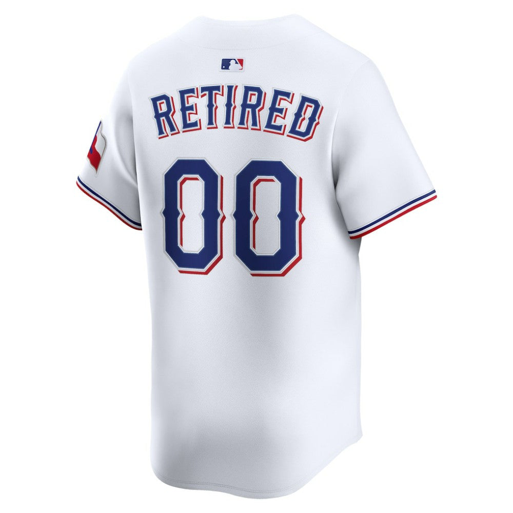 Texas Rangers Nike Home Limited Pick-A-Player Retired Roster Jersey - White Jerseys