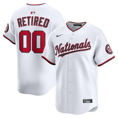 Washington Nationals Nike Home Limited Pick-A-Player Retired Roster Jersey - White Jerseys