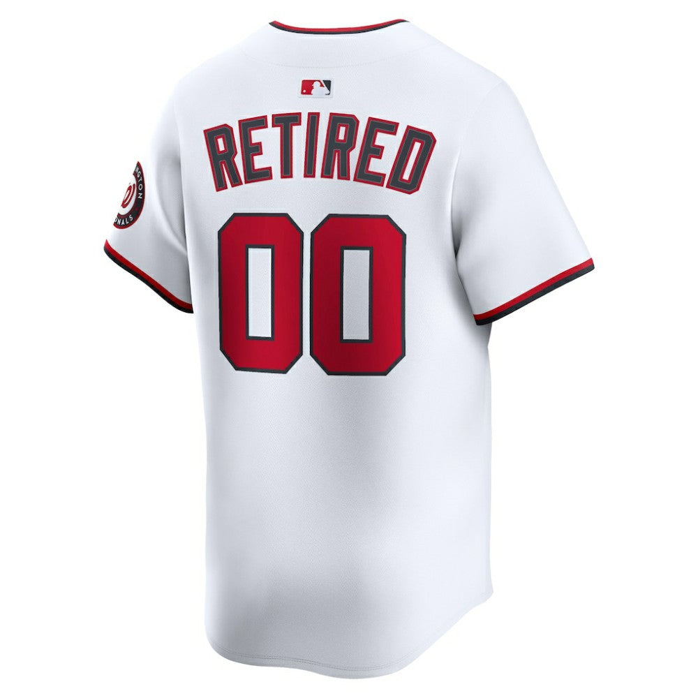 Washington Nationals Nike Home Limited Pick-A-Player Retired Roster Jersey - White Jerseys