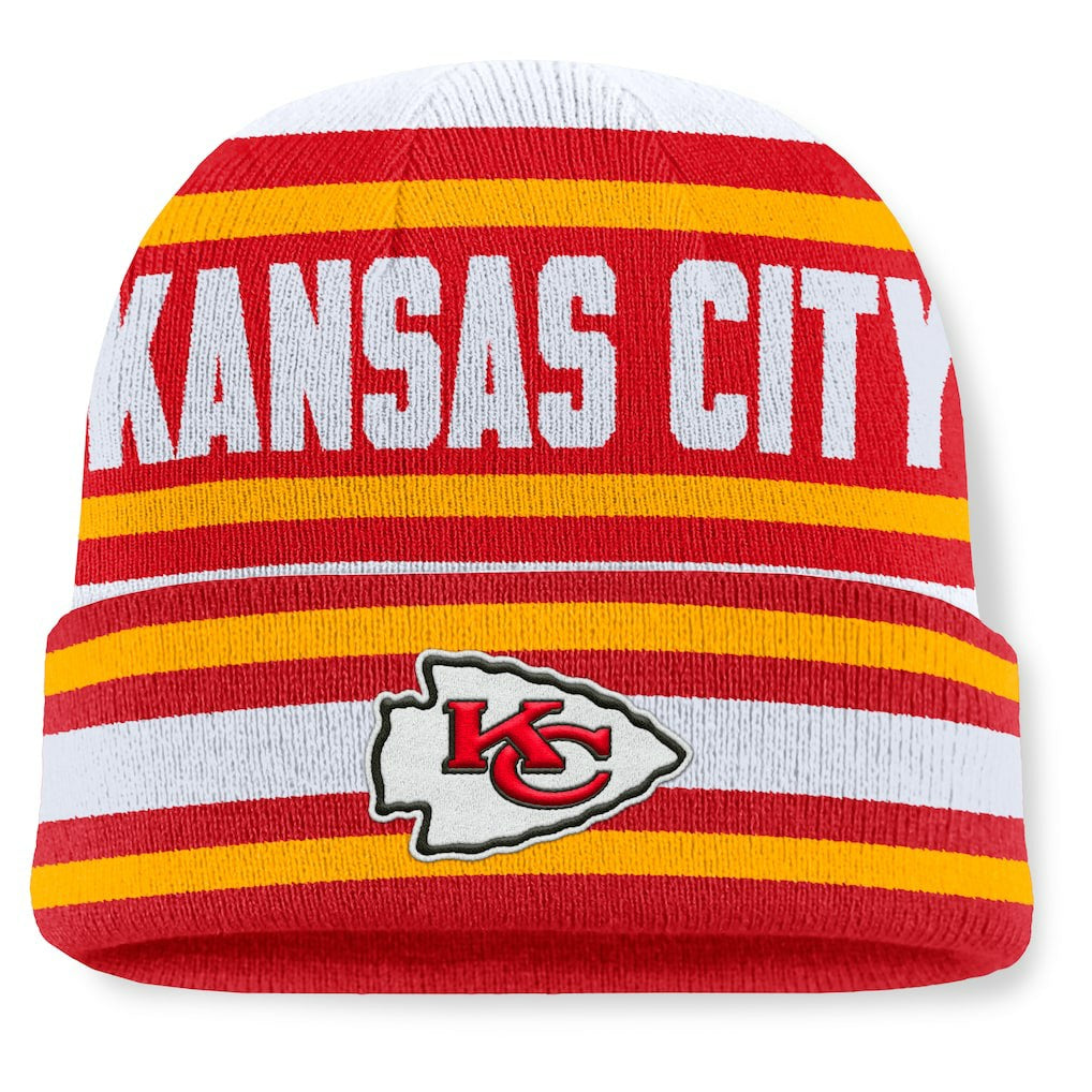 Kansas City Chiefs Center Cuffed Knit Hat - Red Hats