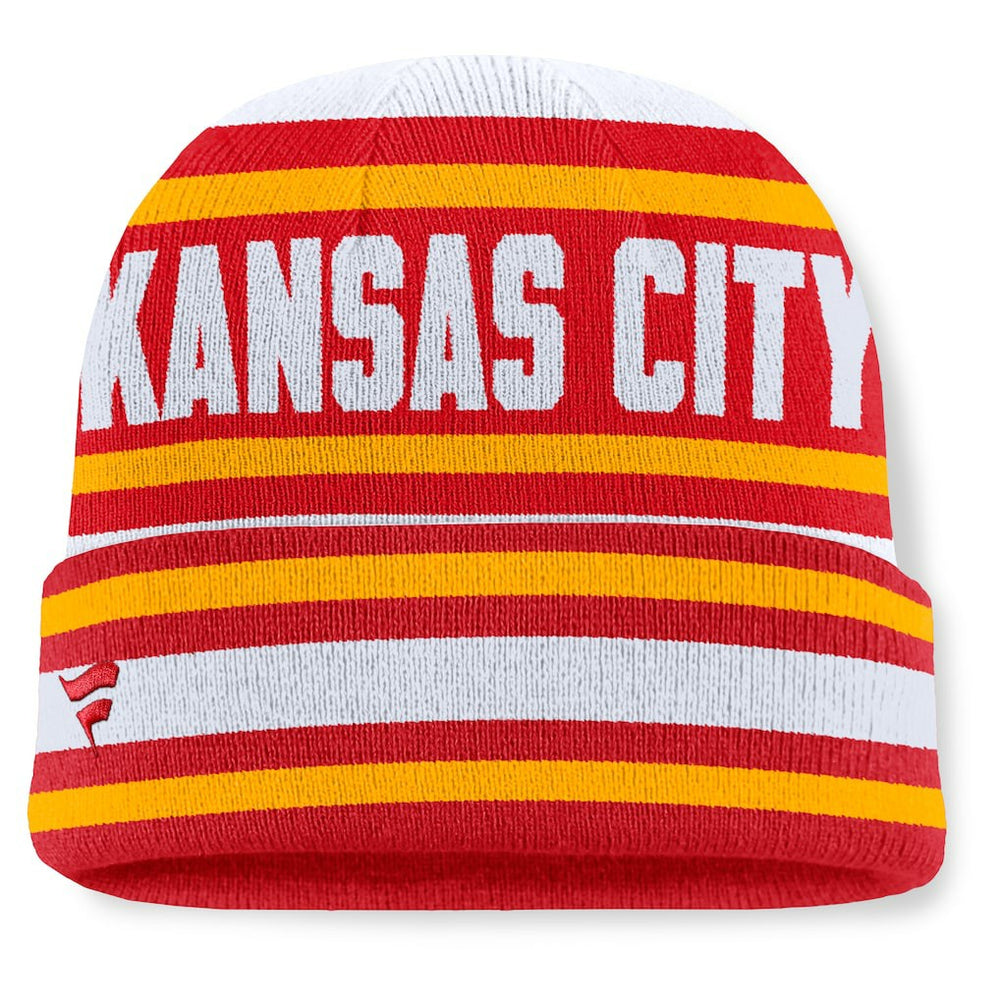 Kansas City Chiefs Center Cuffed Knit Hat - Red Hats