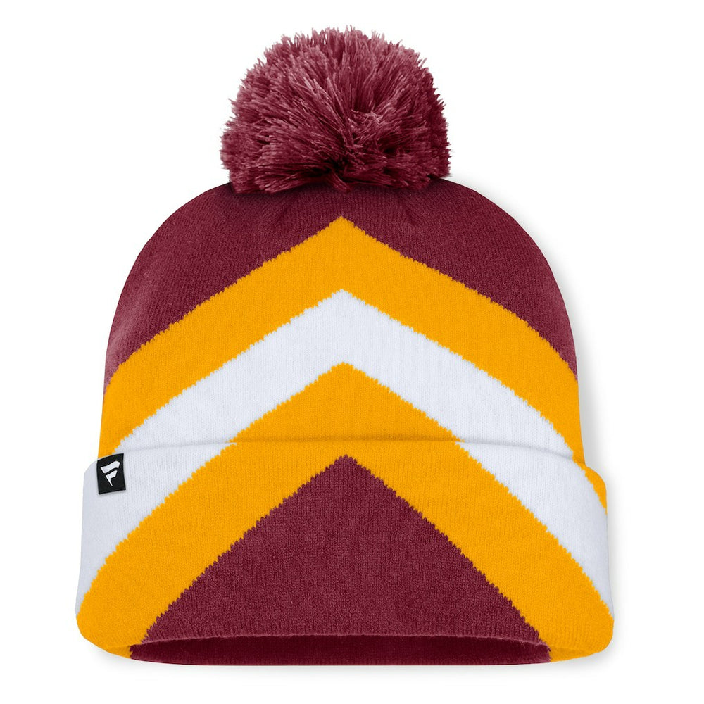 Washington Commanders Women's Cornerback Cuffed Knit Hat with Pom - Burgundy Hats