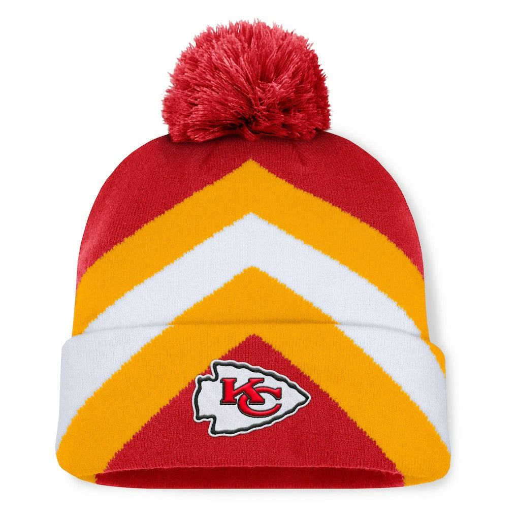 Kansas City Chiefs Women's Cornerback Cuffed Knit Hat with Pom - Red Hats