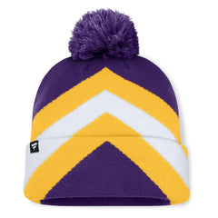 Minnesota Vikings Women's Cornerback Cuffed Knit Hat with Pom - Purple Hats