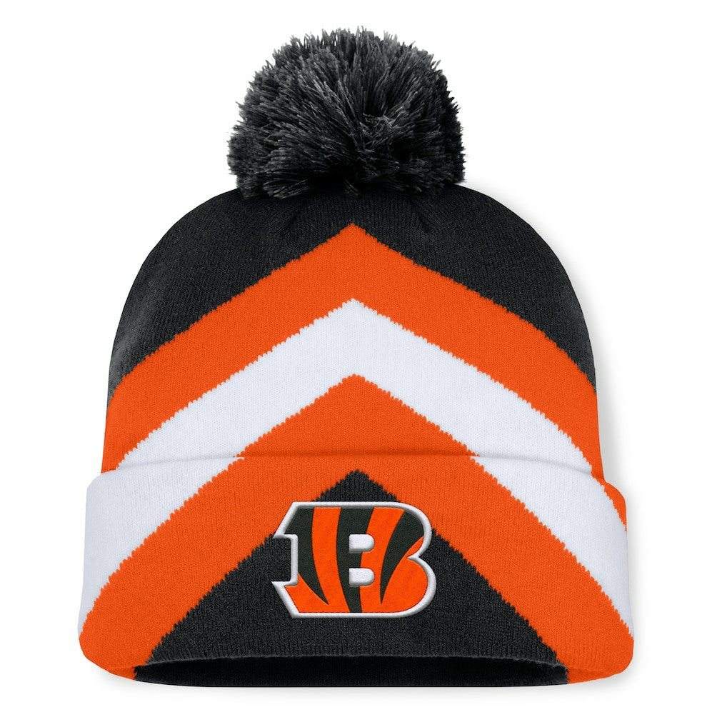 Cincinnati Bengals Women's Cornerback Cuffed Knit Hat with Pom - Black Hats