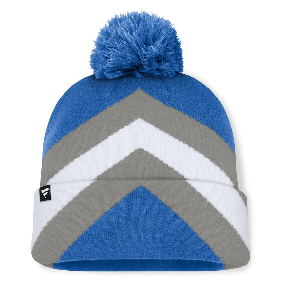 Detroit Lions Women's Cornerback Cuffed Knit Hat with Pom - Blue Hats