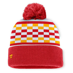 Kansas City Chiefs Women's End Zone Cuffed Knit Hat with Pom - Red Hats