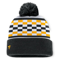 Pittsburgh Steelers Women's End Zone Cuffed Knit Hat with Pom - Black Hats