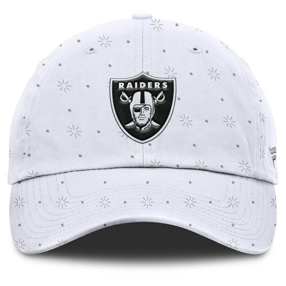 Las Vegas Raiders Women's Neutral Zone Adjustable Hat - White Hats