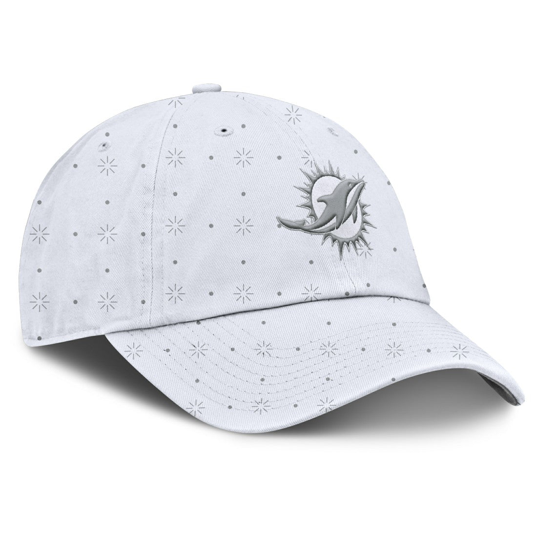 Miami Dolphins Women's Neutral Zone Adjustable Hat - White Hats