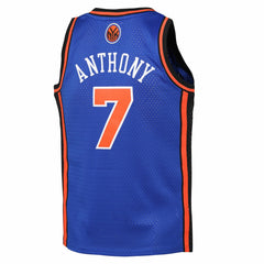 Carmelo Anthony New York Knicks Youth 2010/11 Hardwood Classics Swingman Jersey Blue - Mitchell & Ness