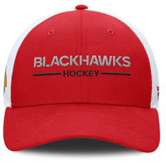 Chicago Blackhawks Fanatics Centennial Adjustable Trucker Hat - Red/White | US 202815617