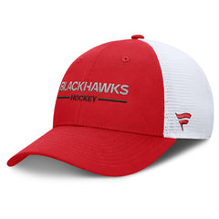 Chicago Blackhawks Fanatics Centennial Adjustable Trucker Hat - Red/White | US 202815617