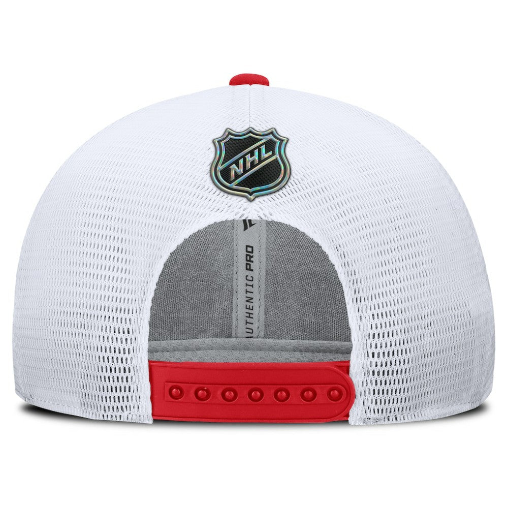 Chicago Blackhawks Fanatics Centennial Adjustable Trucker Hat - Red/White | US 202815617