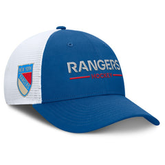 New York Rangers Fanatics Centennial Authentic Pro Structured Trucker Adjustable Hat - Blue/White | US 202815618
