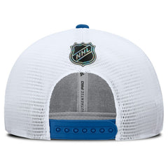 New York Rangers Fanatics Centennial Authentic Pro Structured Trucker Adjustable Hat - Blue/White | US 202815618