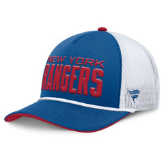 New York Rangers Fanatics Centennial Authentic Pro Foam Front Adjustable Trucker Hat - Blue/White | US 202815626