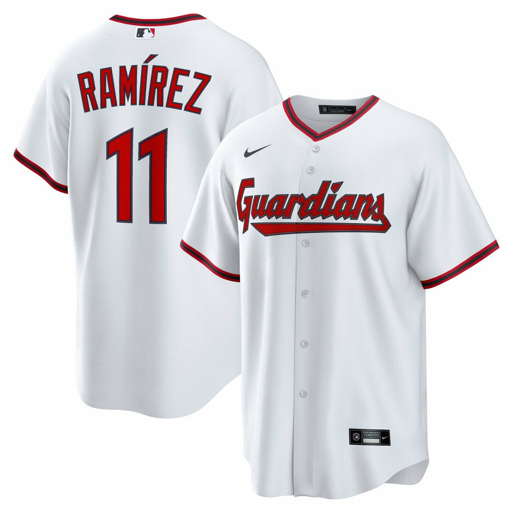 José Ramírez Cleveland Guardians Nike Home Replica Jersey - White Jerseys