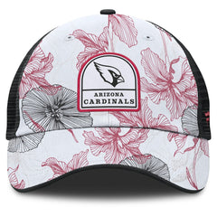 Arizona Cardinals Tropical Adjustable Trucker Hat - White/Black Hats