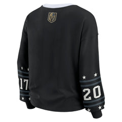 Vegas Golden Knights WEAR by Erin Andrews Women's Long-Sleeve Sport T-Shirt - Black | US 202830819
