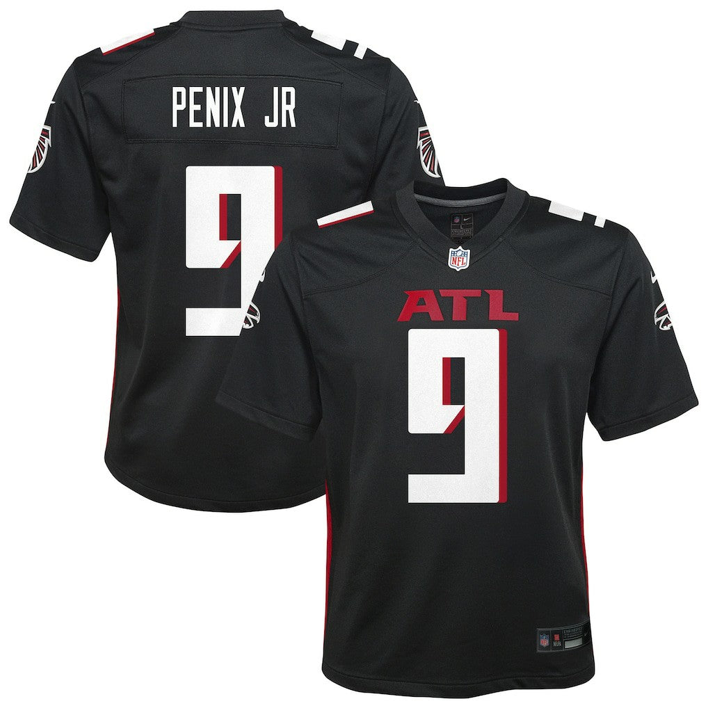 Michael Penix Jr. Atlanta Falcons Youth Team Game Jersey - Black Jerseys