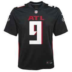 Michael Penix Jr. Atlanta Falcons Youth Team Game Jersey - Black Jerseys