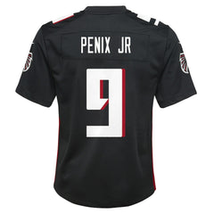 Michael Penix Jr. Atlanta Falcons Youth Team Game Jersey - Black Jerseys
