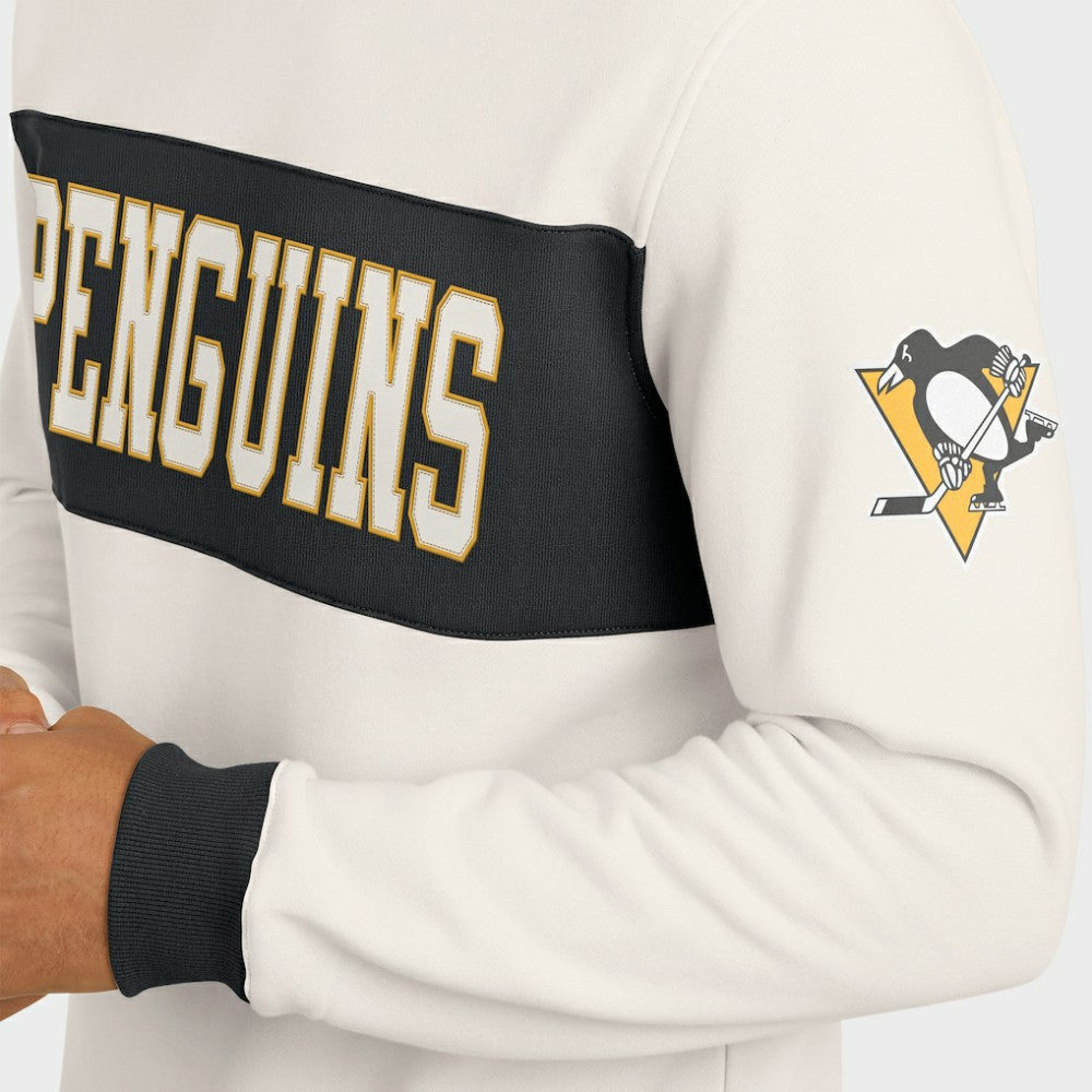 Pittsburgh Penguins Darius Rucker Collection by Fanatics Colorblock Pullover Sweatshirt - Cream | US 202831249