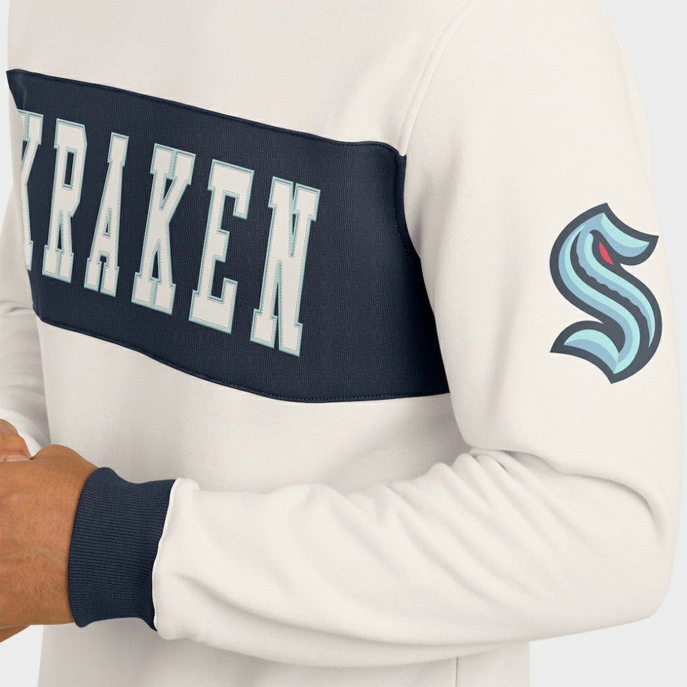 Seattle Kraken Darius Rucker Collection by Fanatics Colorblock Pullover Sweatshirt - Cream | US 202831252