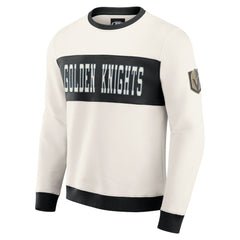 Vegas Golden Knights Darius Rucker Collection by Fanatics Colorblock Pullover Sweatshirt - Cream | US 202831253
