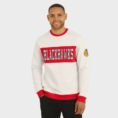 Chicago Blackhawks Darius Rucker Collection by Fanatics Colorblock Pullover Sweatshirt - Cream | US 202831254