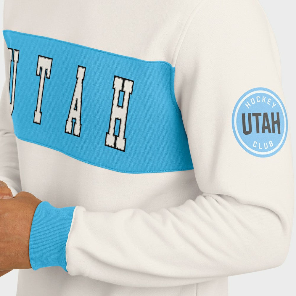 Utah Hockey Club Darius Rucker Collection by Fanatics Colorblock Pullover Sweatshirt - Cream | US 202831255
