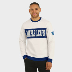 Toronto Maple Leafs Darius Rucker Collection by Fanatics Colorblock Pullover Sweatshirt - Cream | US 202831256
