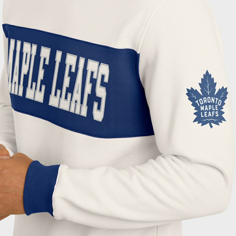 Toronto Maple Leafs Darius Rucker Collection by Fanatics Colorblock Pullover Sweatshirt - Cream | US 202831256