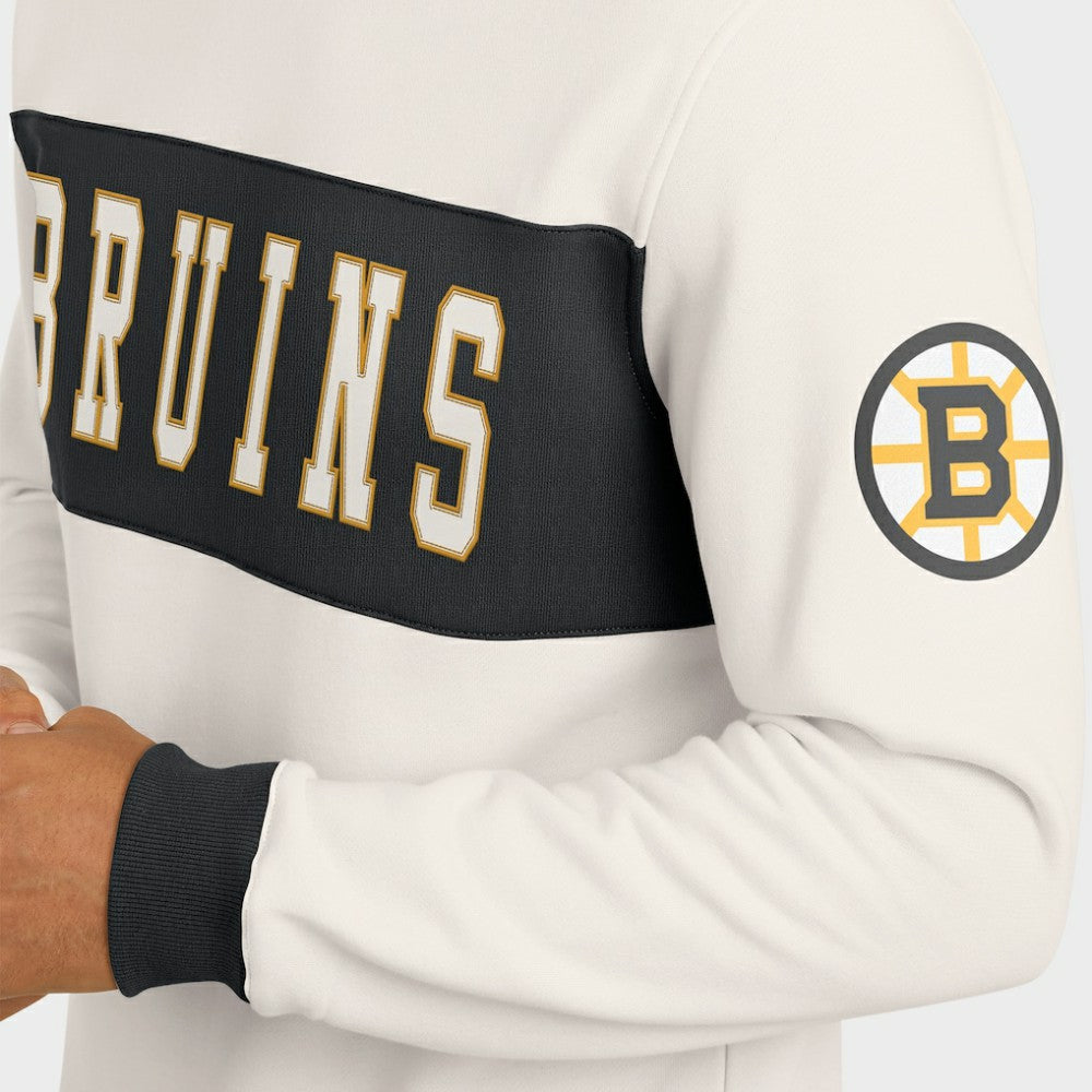 Boston Bruins Darius Rucker Collection by Fanatics Colorblock Pullover Sweatshirt - Cream | US 202831258