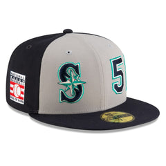 Ichiro Suzuki Seattle Mariners New Era 2025 Baseball Hall of Fame 59FIFTY Fitted Hat - Navy/Gray Hats