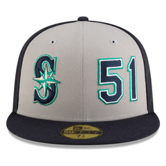 Ichiro Suzuki Seattle Mariners New Era 2025 Baseball Hall of Fame 59FIFTY Fitted Hat - Navy/Gray Hats