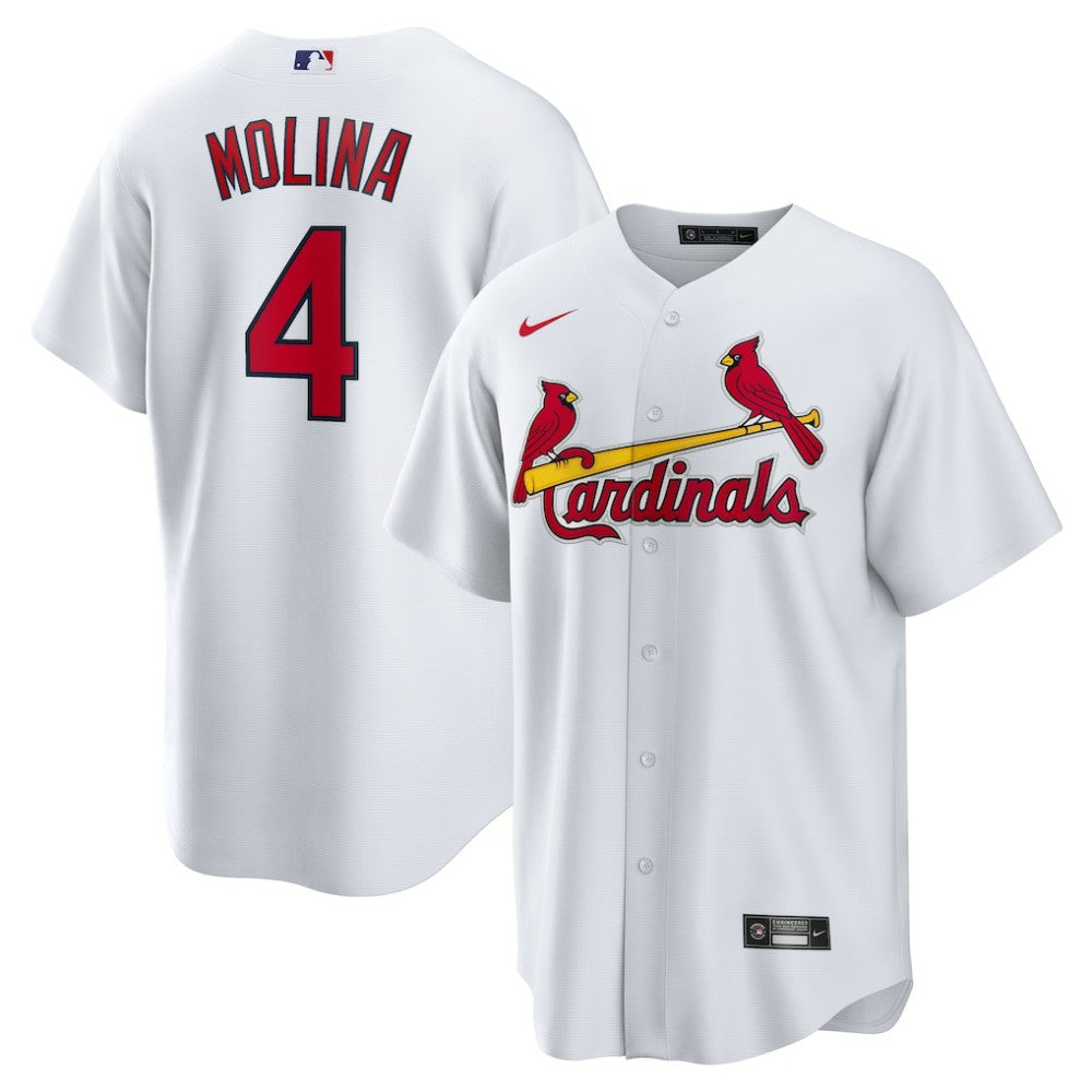 Yadier Molina St. Louis Cardinals Nike Home Replica Retired Player Jersey - White Jerseys
