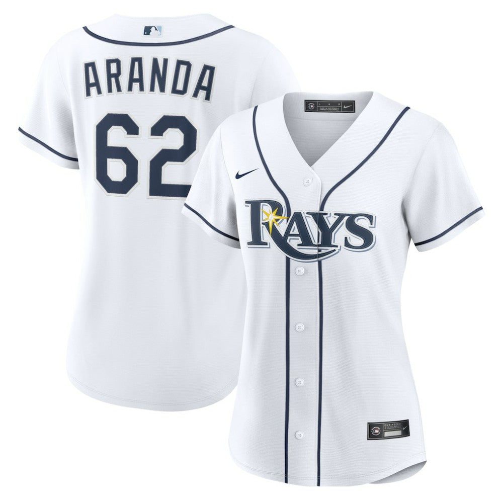 Jonathan Aranda Tampa Bay Rays Nike Women's Home Replica Jersey - White Jerseys