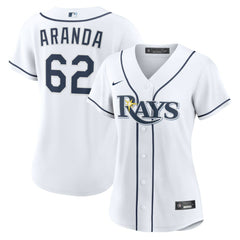 Jonathan Aranda Tampa Bay Rays Nike Women's Home Replica Jersey - White Jerseys