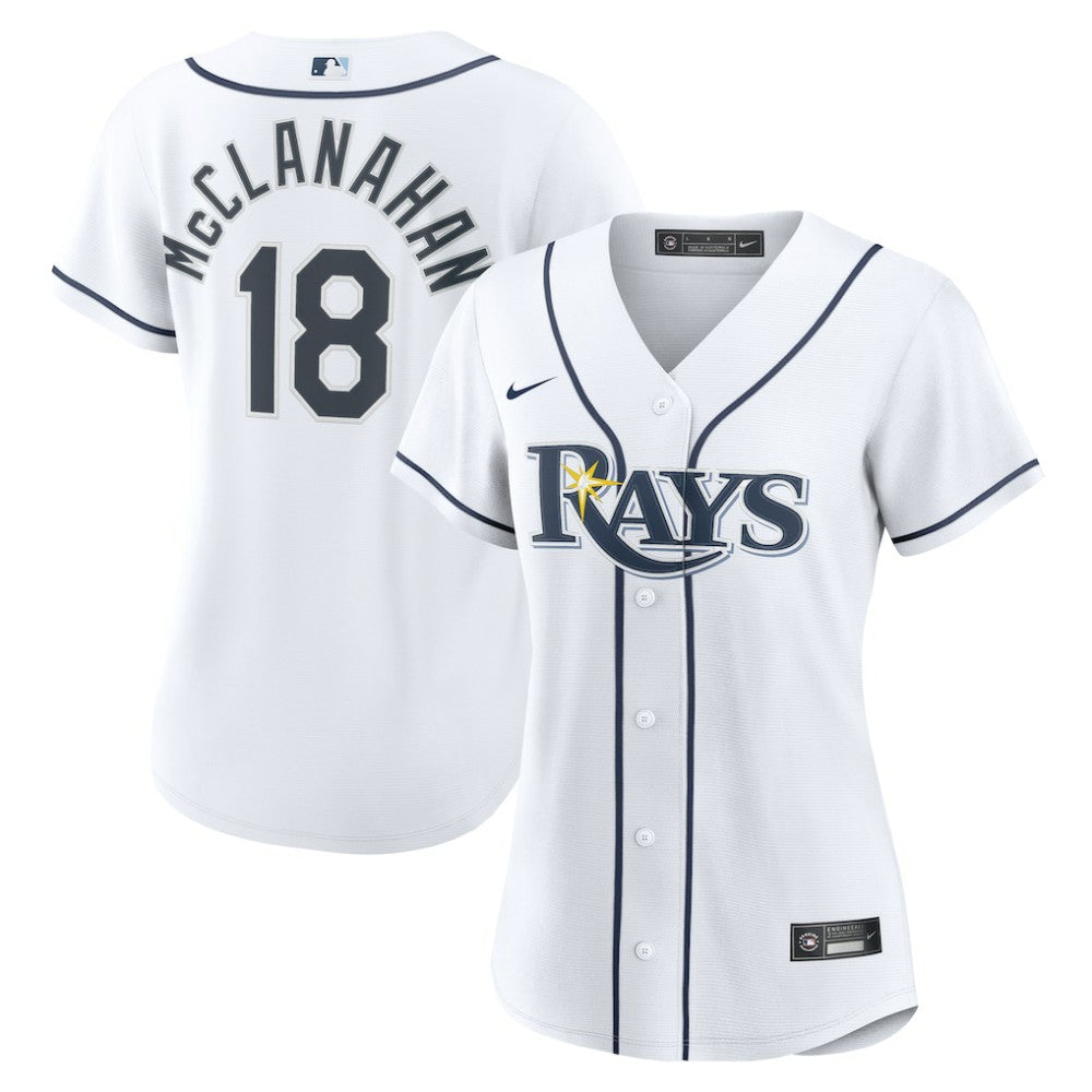 Shane McClanahan Tampa Bay Rays Nike Women's Home Replica Jersey - White Jerseys