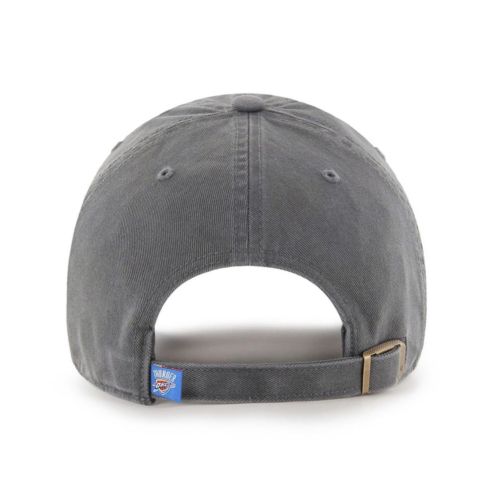 Oklahoma City Thunder '47 Core Logo Clean Up Adjustable Hat Charcoal - 47 brand